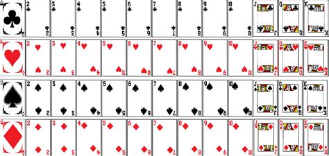 Deck Of Cards Template Free