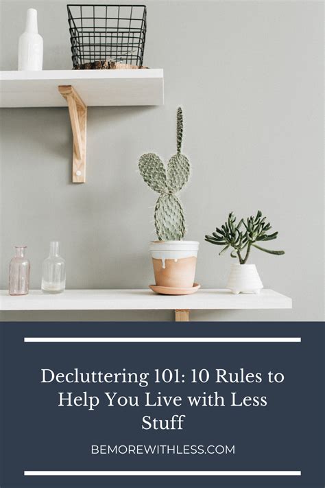 Decluttering 101: Less Is Always More