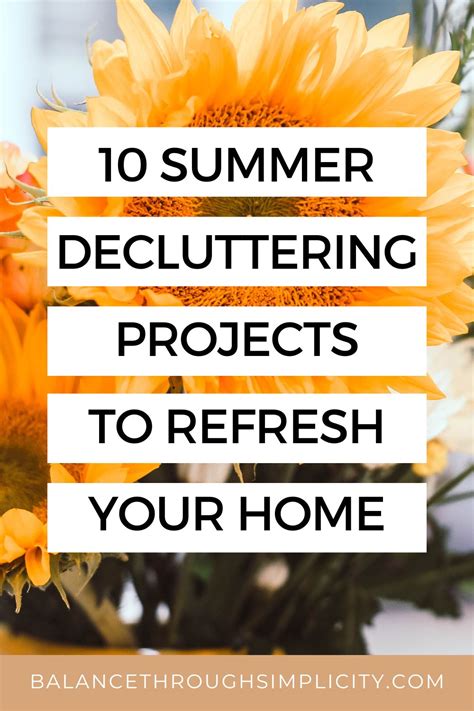 Decluttering