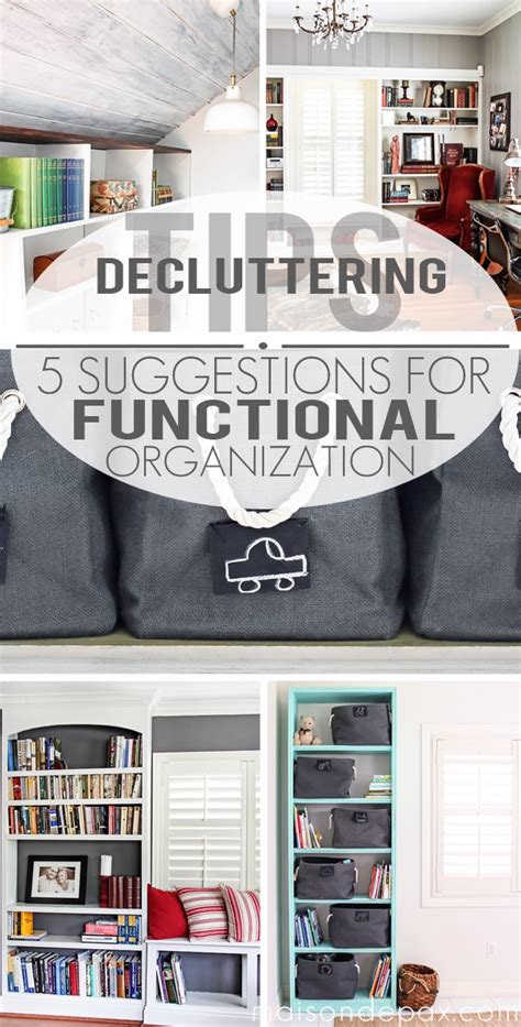 Decluttering