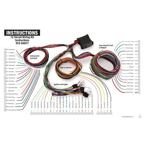 Decoding Core Components 12 Circuit Wiring Harness