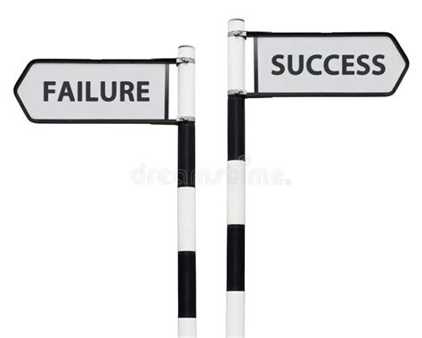 Success Failure Diagram Stock Photo Alamy