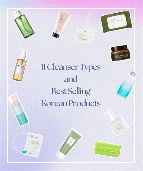 Decoding Korean Cleanser Types and Textures