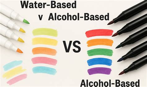 Decoding Marker Types: Alcohol vs. Water-Based