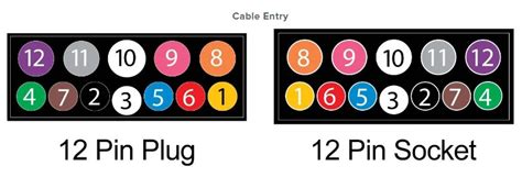 Decoding Pin Configurations 12-Pin Flat Trailer Plug