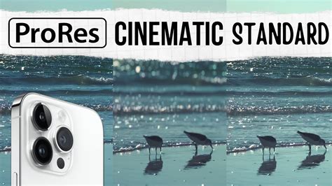 Decoding ProRes and Cinematic Mode