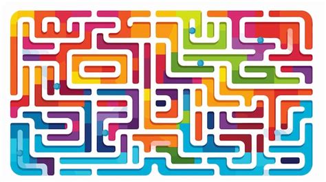 Decoding the Colorful Maze