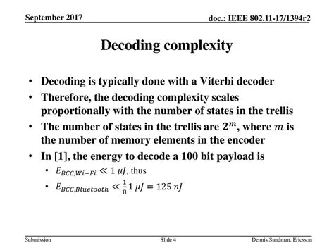 Decoding the Complexity