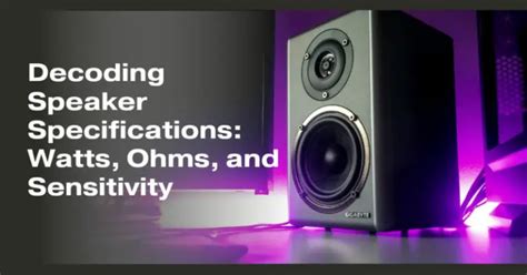 Speaker Technology