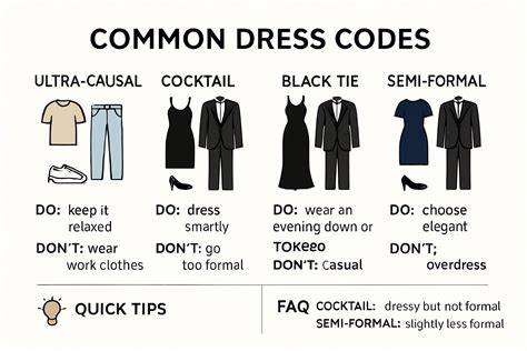 Decoding the Dress Code: A Table Breakdown
