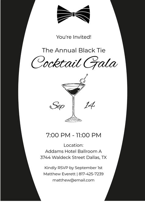 Decoding the Invitation: Black Tie vs. Cocktail