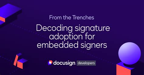 Decoding the Signature