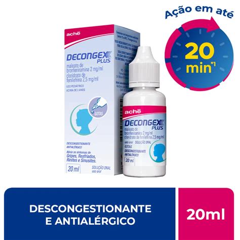 DECONGEX PLUS GOTAS 20ML - DECONGEX