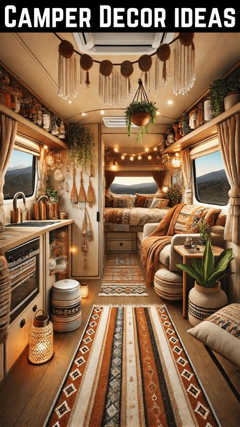 Roll in Style: Elevate Your Road Trip Adventures with These Fabulous Decor Ideas for Your Camper