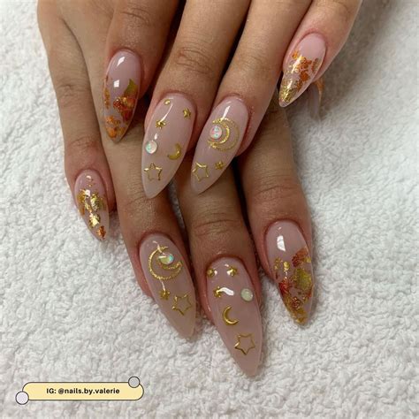 Unleash Your Inner Goddess with Stunning Decorated Celestial Acrylic Nails