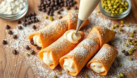 Decorating Cannoli