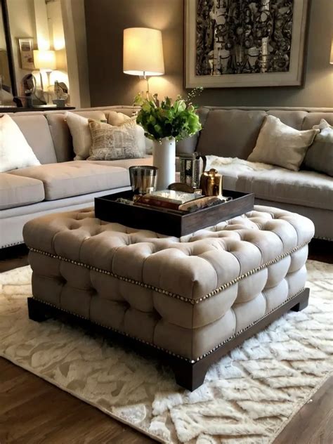 Coffee Table Chic: Creative Ways to Decorate Your Ottoman Coffee Table