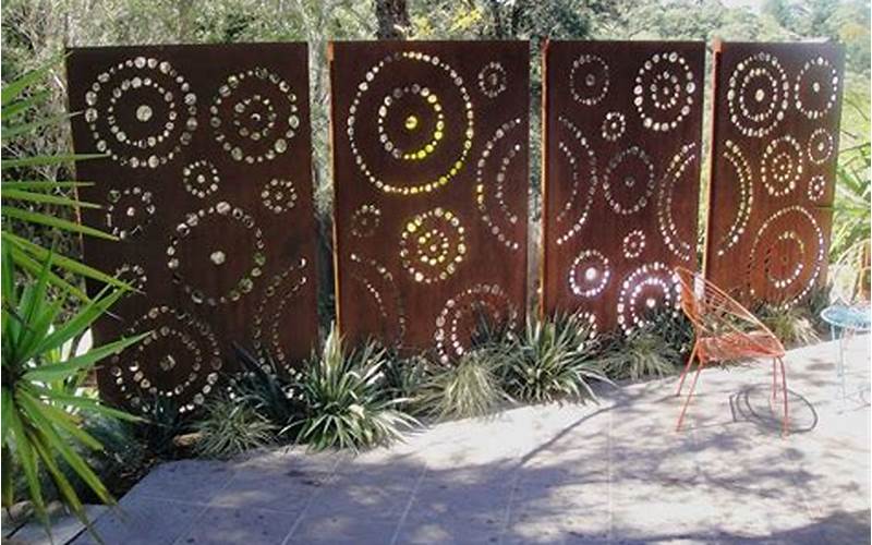 Decorative Metal Privacy Fence: Blending Nature And Functionality