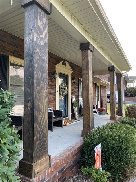 Transform Your Outdoor Oasis with Elegant Decorative Wood Posts: Enhance Your Home's Curb Appeal!