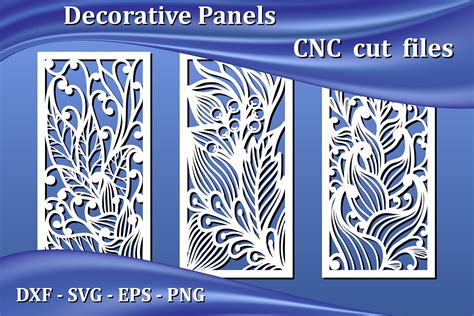 Download Decorative Panels, Cnc Laser Cut Files Printable