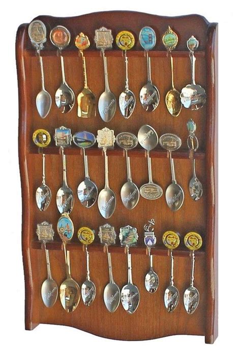 Unleashing the Artistic Charm: Showcase Your Treasured Spoon Collection with Our Decorative Spoon Display Case