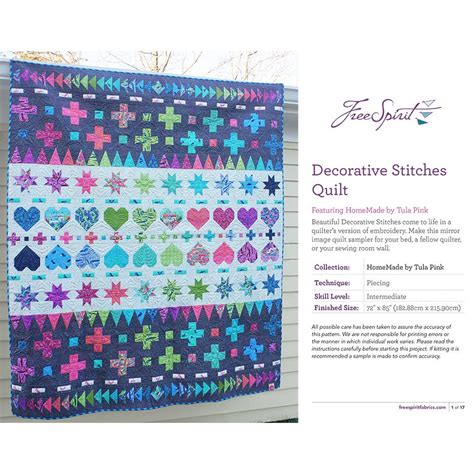 Stitch Your Way to Stunning: Unveiling the Enchanting Decorative Stitches Quilt Pattern