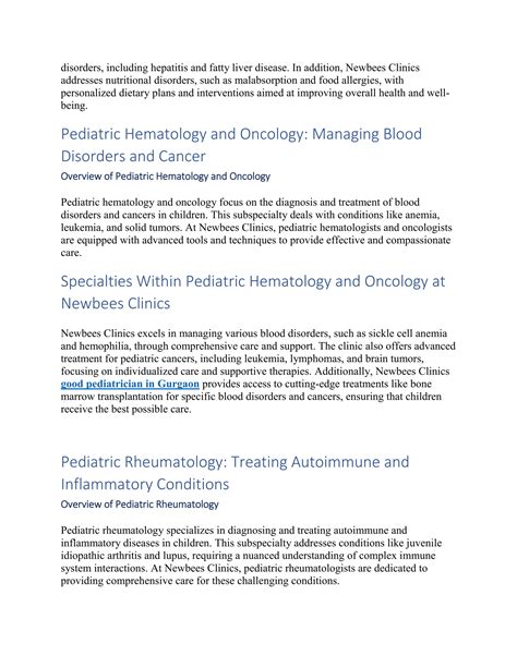 Dedicated Subspecialties Available