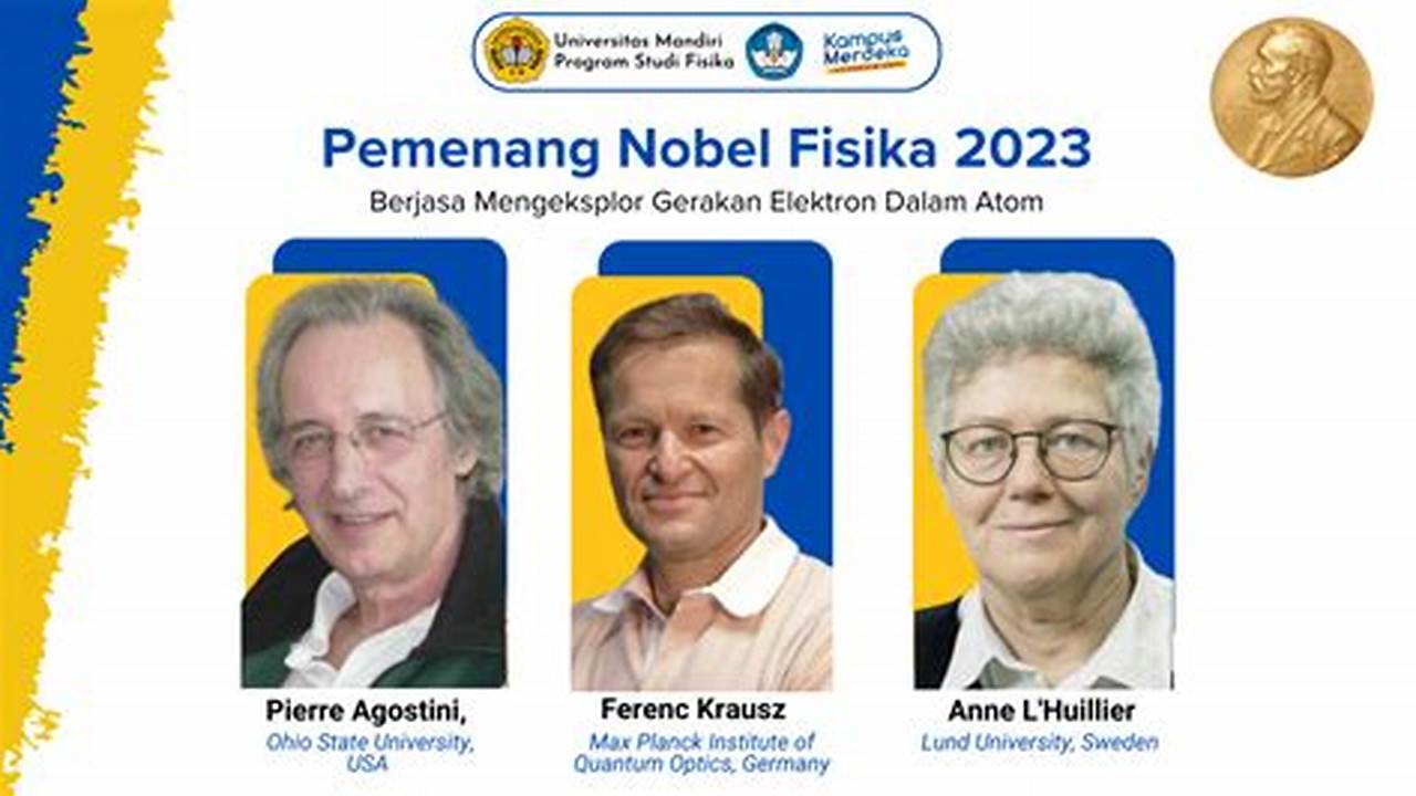 Dedikasi Pada Sains, Peraih Nobel