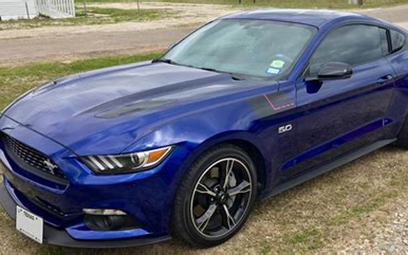 Deep Impact Blue Mustang Special