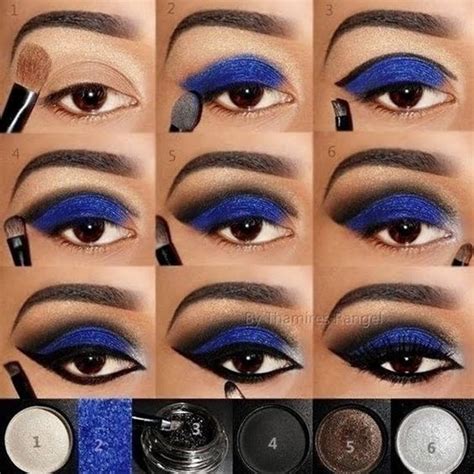 Deep Blue Eye Makeup
