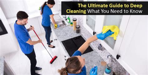 Deep Cleaning Strategies