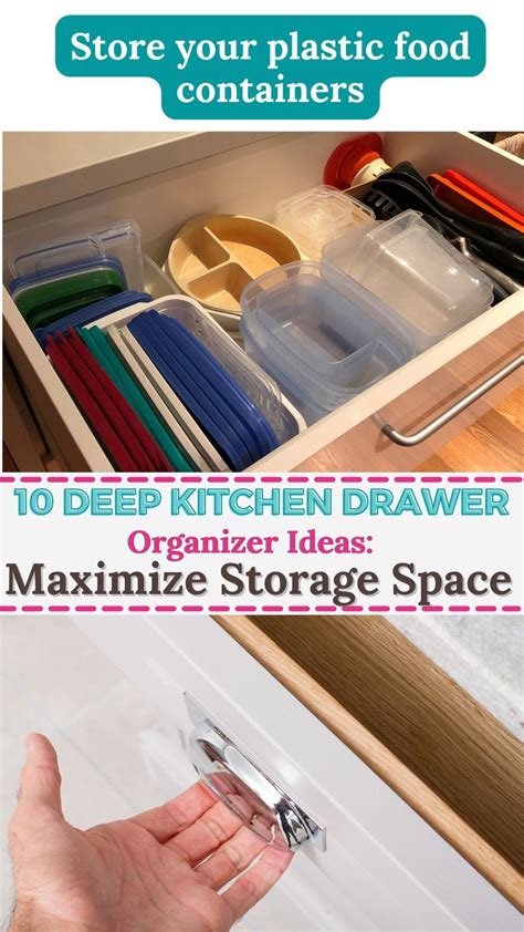 Deep Kitchen Drawer Organizer Ideas