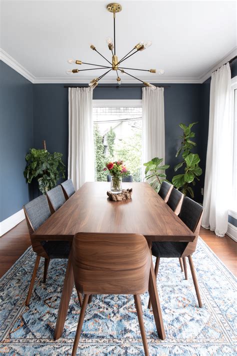 Deep Navy Dining Room Ideas