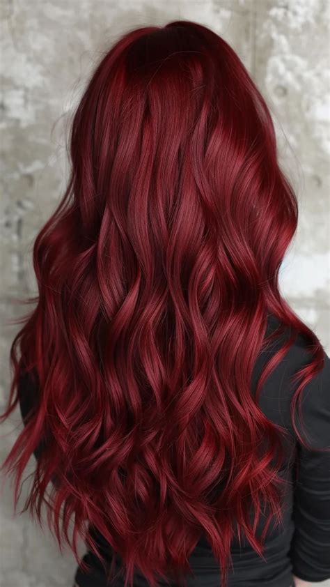 Deep Red Hair Short