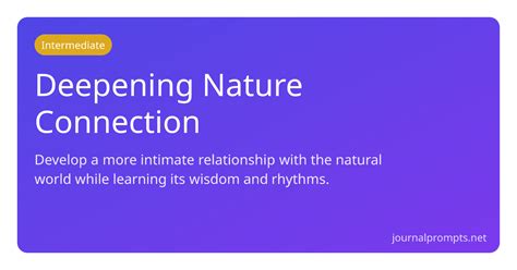 Deepening Nature Connection