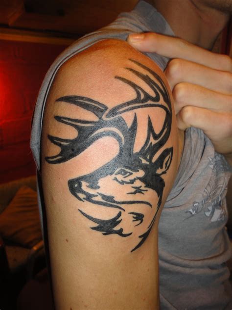 70 Antler Tattoo Designs For Men Cool Branched Horn Ink
