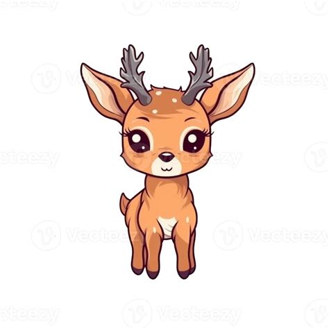 Deer Cute Cartoon Animals