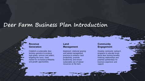Deer Farm Business Plan