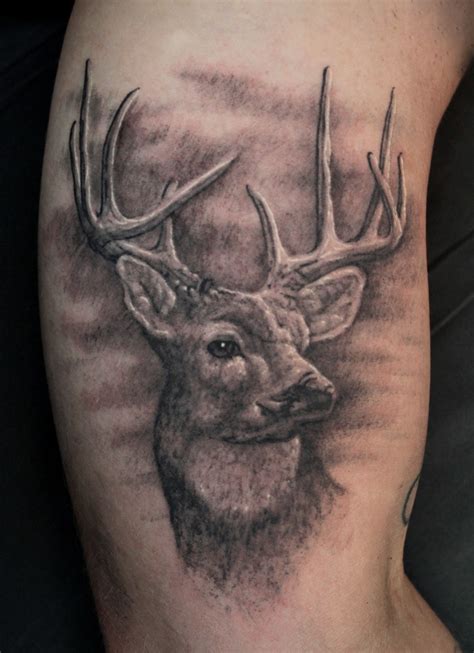 Deer Skull done by Miranda Jane at Orchid Tattoo Edmonton