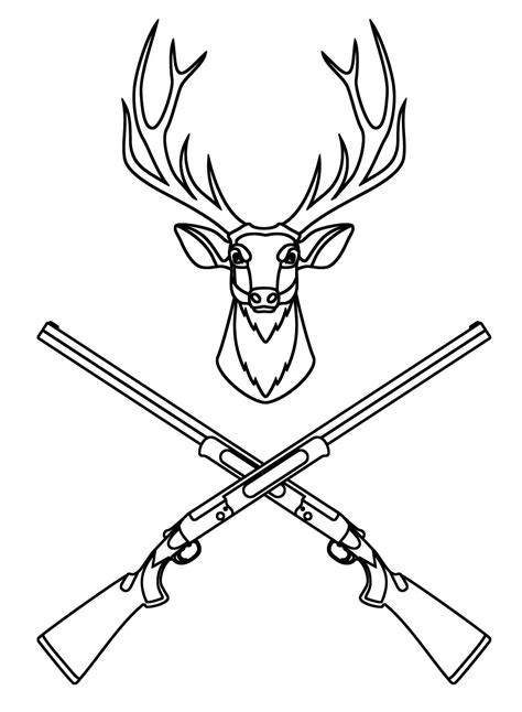 Deer Hunting Coloring Pages