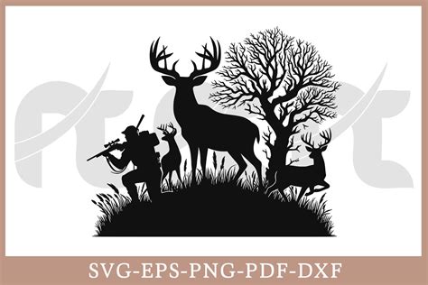 Unleash Your Inner Hunter with Captivating Deer Hunting Svg Designs