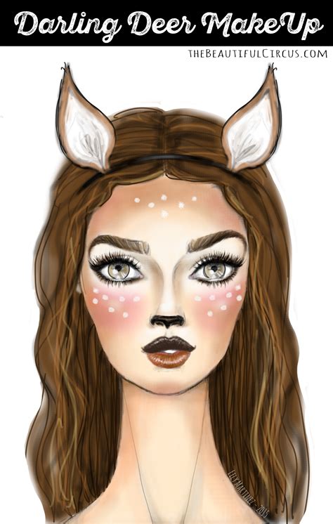 deer inspired makeup tutorials
