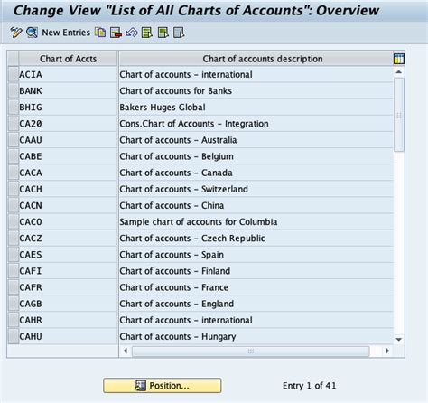 Define Chart Of Accounts
