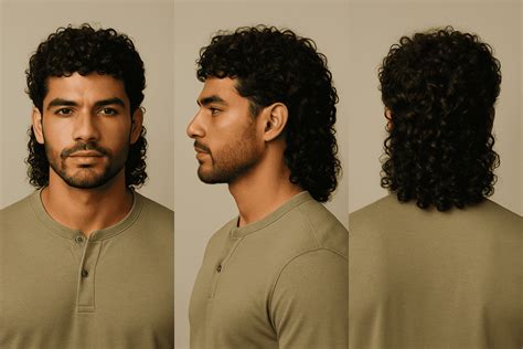 Defined Curl Mullet
