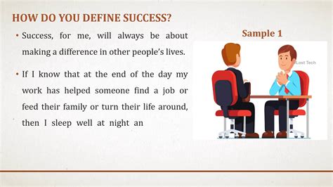 Defining Success: Crafting Your Interview Response