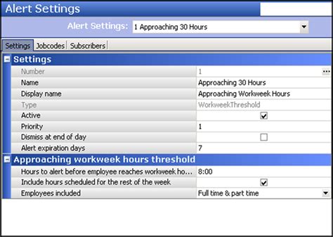 Defining Check Settings and Alert Conditions