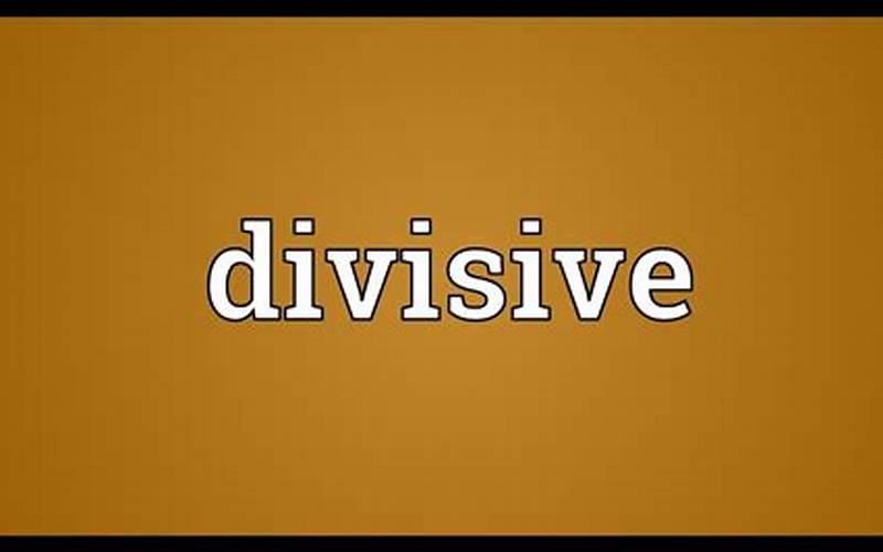 How to Pronounce Divisive: A Beginner’s Guide