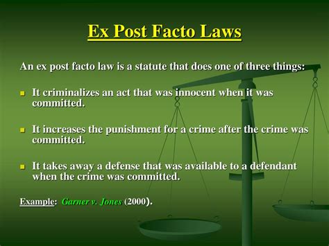 Unlocking the Meaning of Ex Post Facto: Understanding the Legal Implications of Retroactive Laws