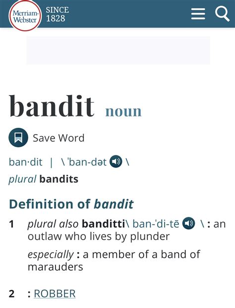 The Enigmatic Persona of a Bandit: Unveiling the Definition and Characteristics