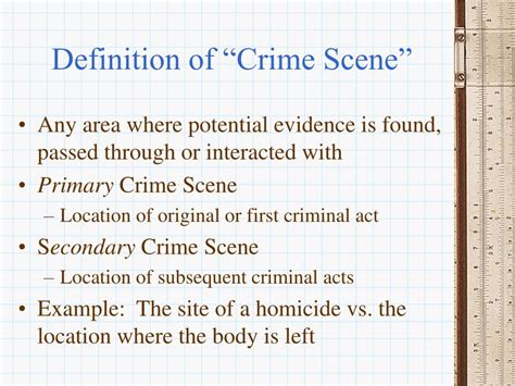 Unraveling the Enigma: A Comprehensive Overview of What Constitutes a Crime Scene